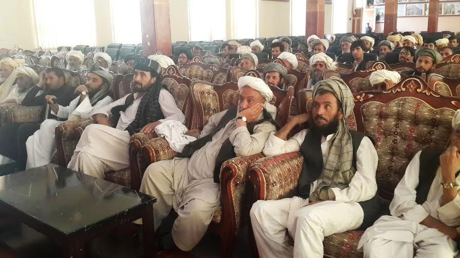 د غزني د امنيه قوماندان او د ملي امنيت د مشر په ملاتړ غونډه وشوه