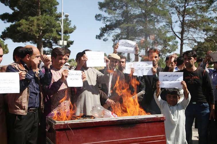 Frustrated filmmaker torches documents, movies in Herat