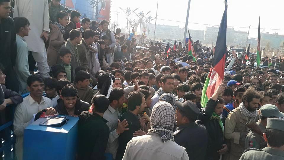 Afghan cricketers return home to hero’s welcome