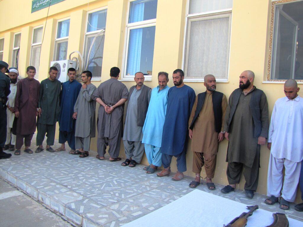 Herat: 100 held in connection with different offences