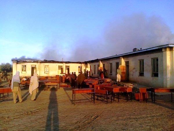 Girls’ school set alight by gunmen in Logar capital