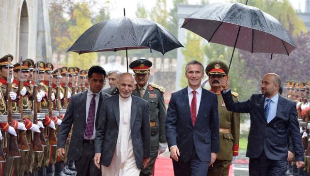 Stoltenberg, Ghani discuss Afghanistan’s security situation
