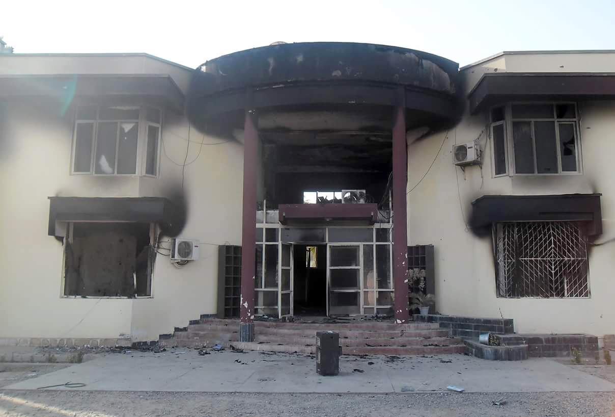 Kunduz RRD directorate torched by Taliban
