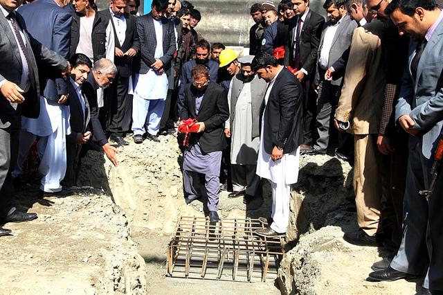 Officials lays the foundation stone for Khan Steel Factory – Pajhwok ...