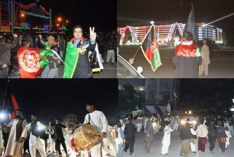 د هېواد  بېلابېلو ولايتونو کې  د کرکټ  بريا په ډولونو او اتڼونو ونمانځل شوه