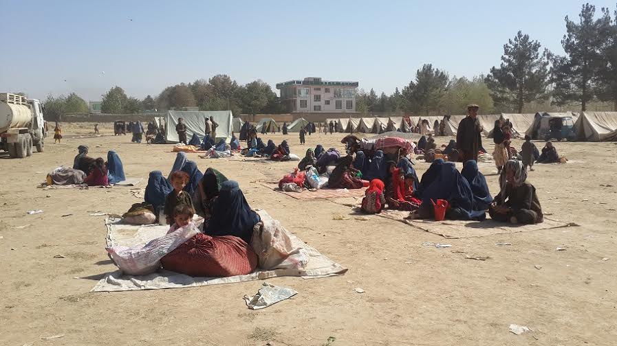 IDPs from Kunduz fall sick in Takhar camp
