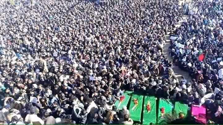 وژل شوي اووه ملکي وګړي په جاغوریو کې خاورو ته وسپارل شول