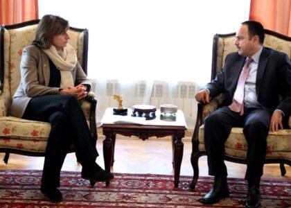 وزیر مالیه با وزیر انکشاف سکتوری کشور سویدن دیدار نمود