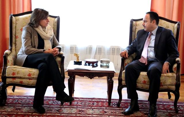 وزیر مالیه با وزیر انکشاف سکتوری کشور سویدن دیدار نمود