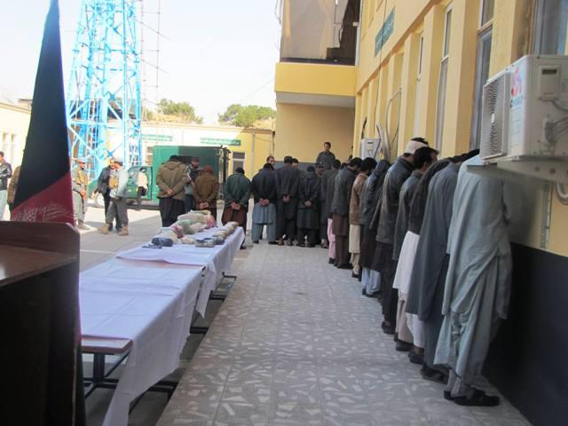 Over 30 held in connection with different offenses in Herat