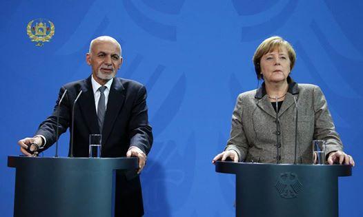 Contain flow of illegal migrants, Merkel urges Ghani