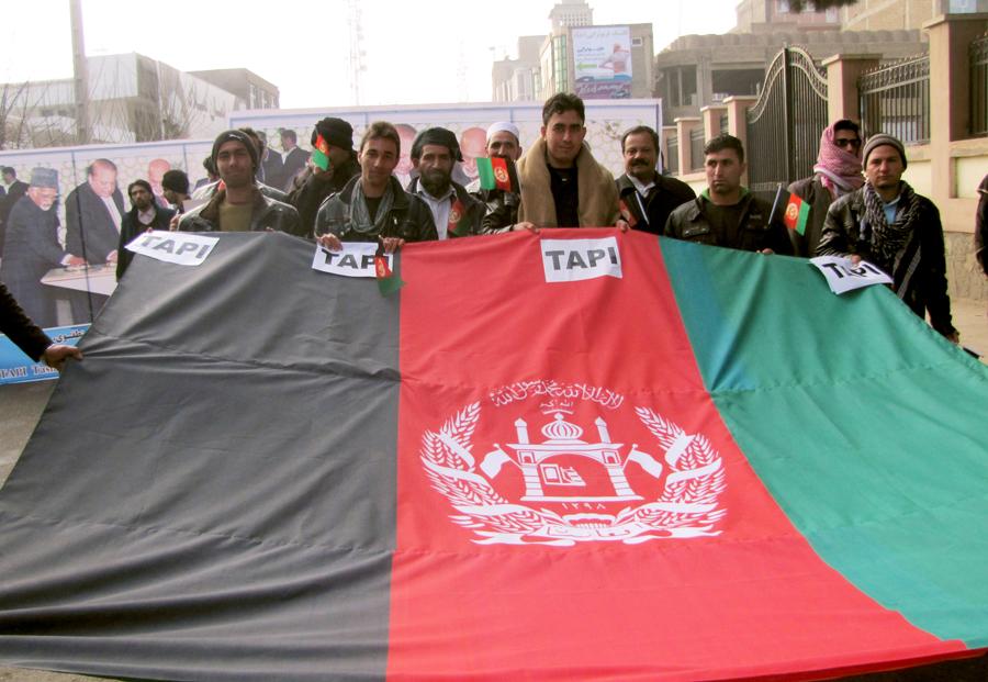 Residents took to streets in support of TAPI project