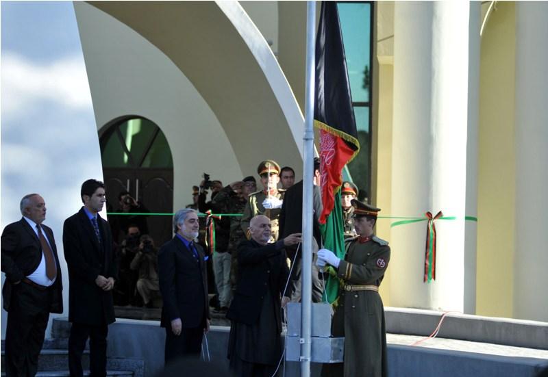 President rises Afghan flag
