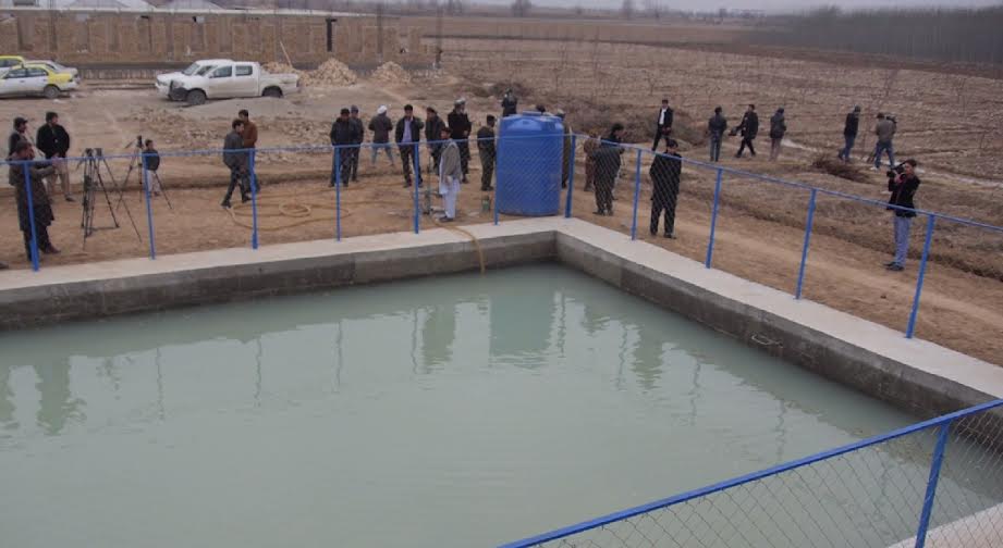 په بلخ کې د اوبو لسګونه زېرمې جوړې شوې