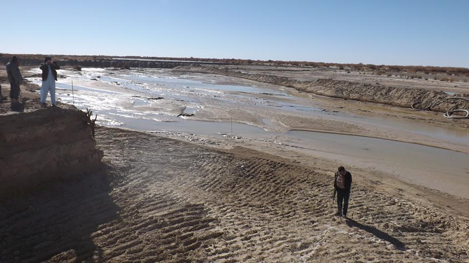 كار ايجاد يک كانال آبياری در چاربرجک نيمروز آغاز شد