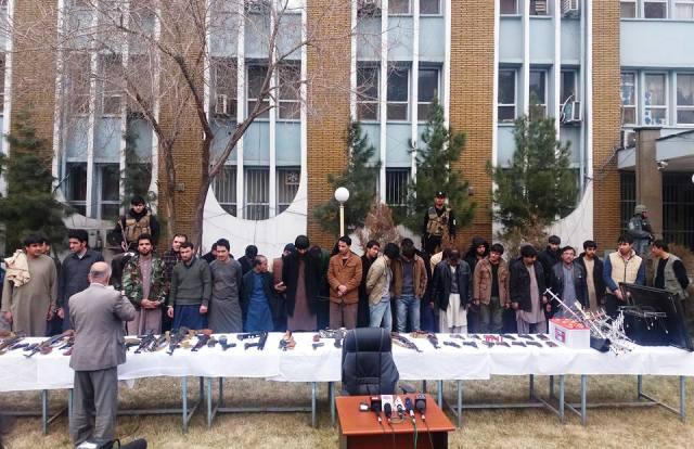 Kabul police seize laser guns from car, detain 2