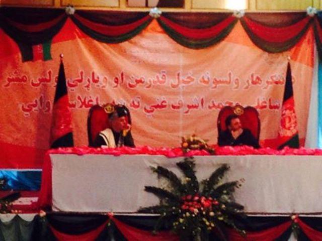 Ghani in Jalalabad to address elders, public reps