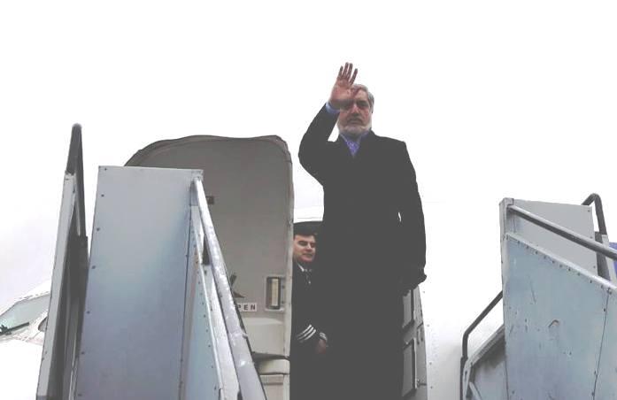 رييس اجرائيه حکومت وحدت ملى رهسپار ايران شد