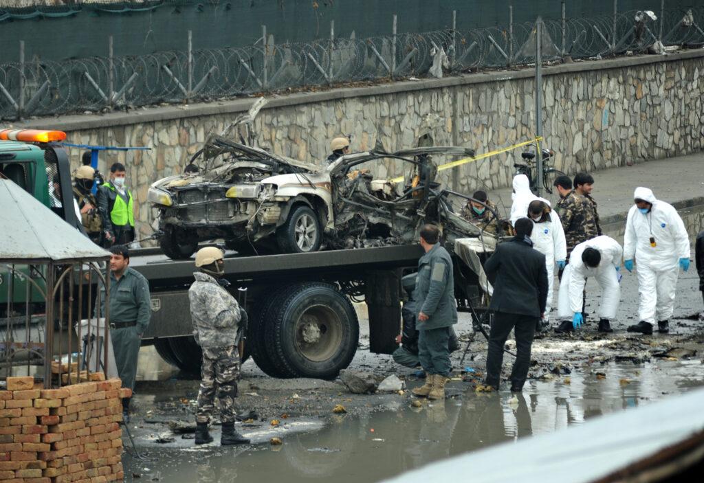 Only suicide bomber killed in explosion near Kabul airport