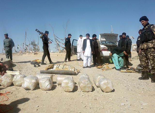 Explosives-laden car seized in Helmand