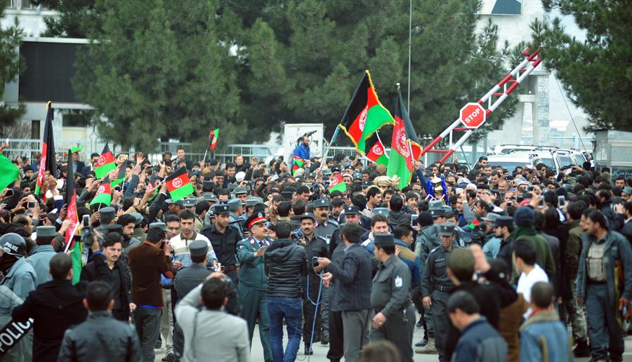 Afghan National Cricket team players