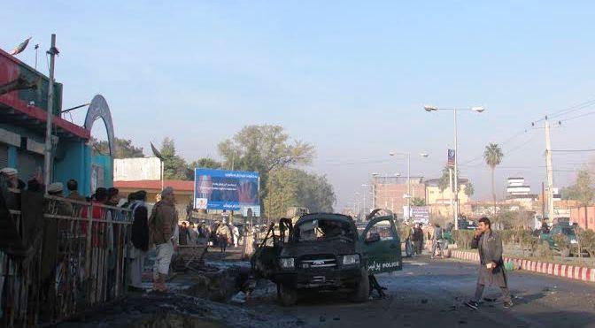 Policemen among five hurt in Jalalabad explosion