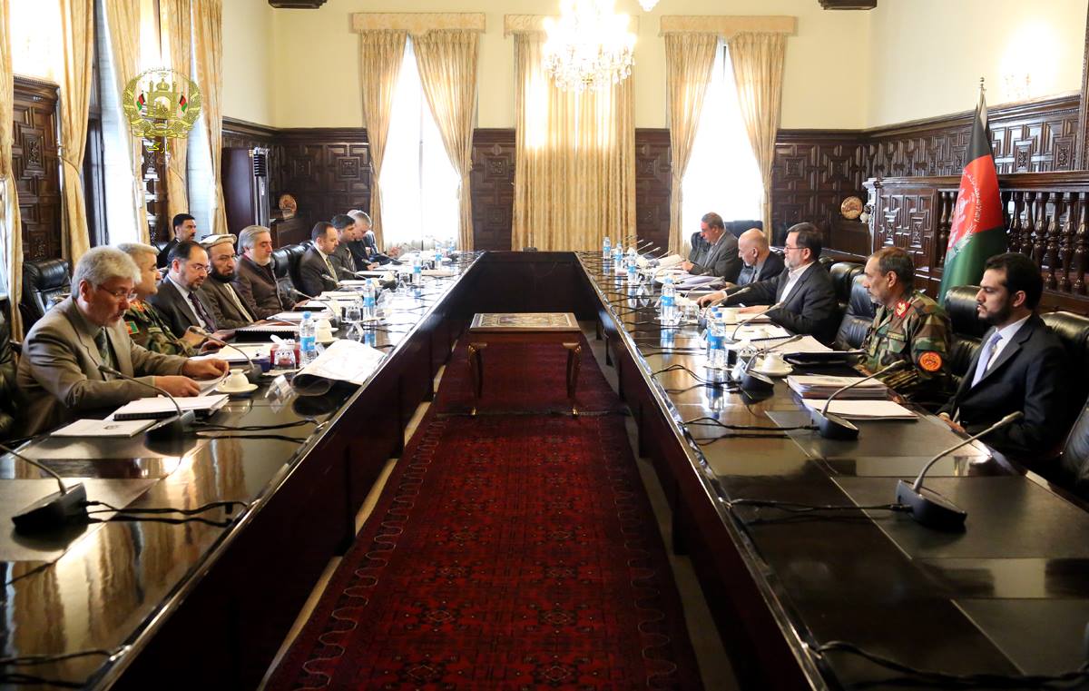 جلسه شورای امنیت ملی ،کابل