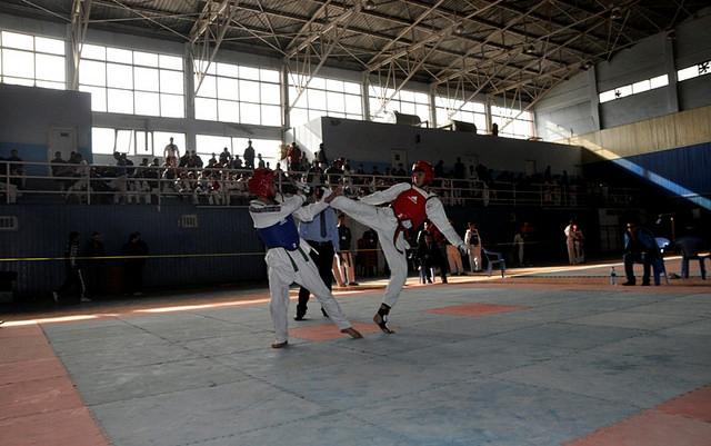 Taekwondo match