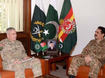 Pakistan army chief, Gen. Campbell discuss Afghan peace process