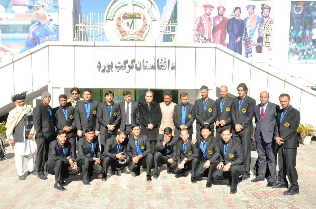Afghanistan cricket team leaves for India