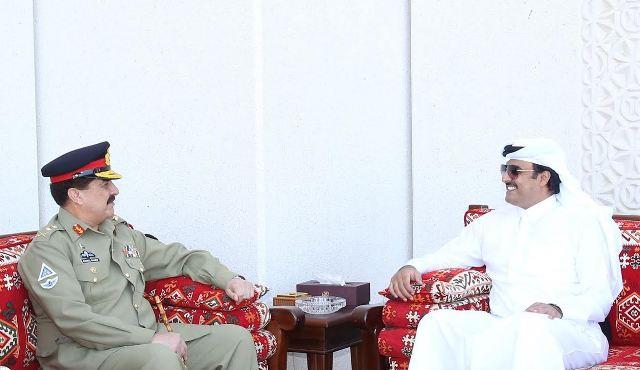 Gen. Raheel, Qatari leaders talk Afghan peace process
