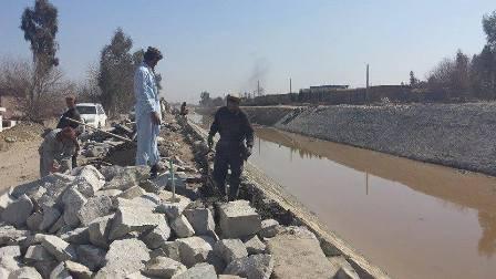 Rehabilitation work on Nangrahar canal completed