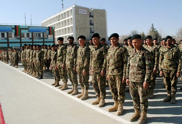 ١٢٠٠ بريدمل و سرباز اردو از مرکز تعلیمی- نظامی کابل فارغ شدند