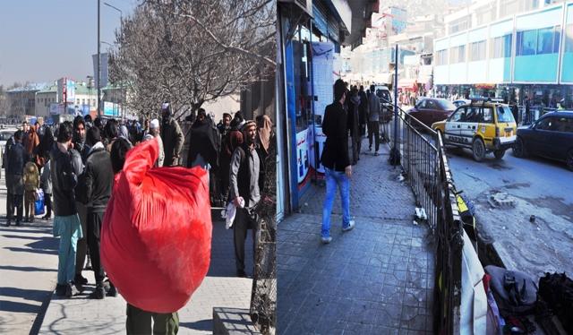 Hawkers in Kabul say prevented from work, insulted