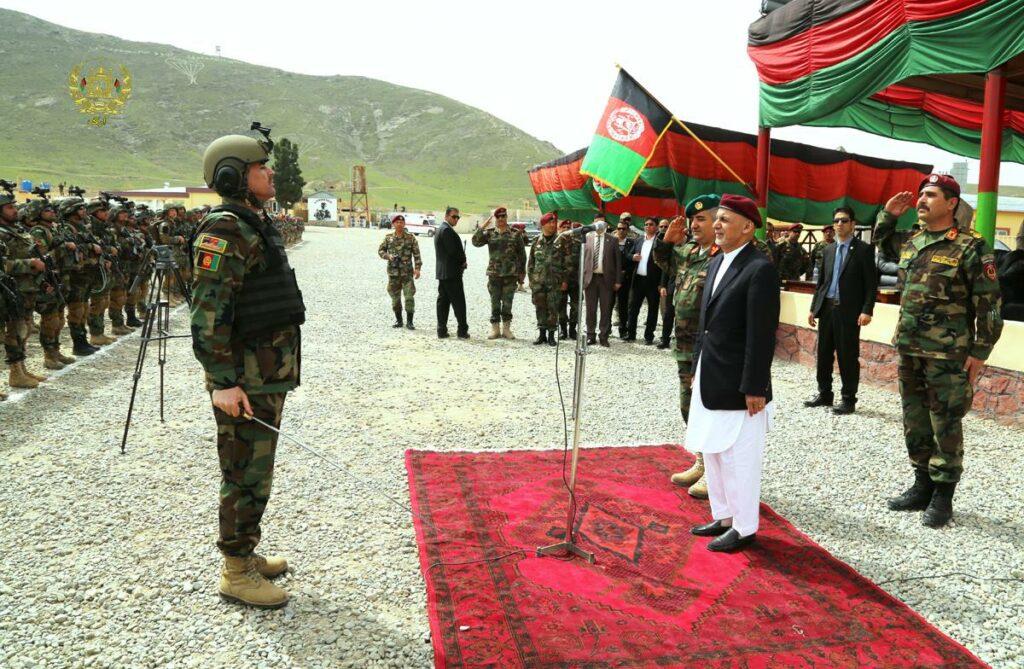 Ghani in Helmand praises security forces’ sacrifices, gains