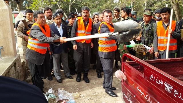 2-week cleanliness drive kicks off in Faryab capital