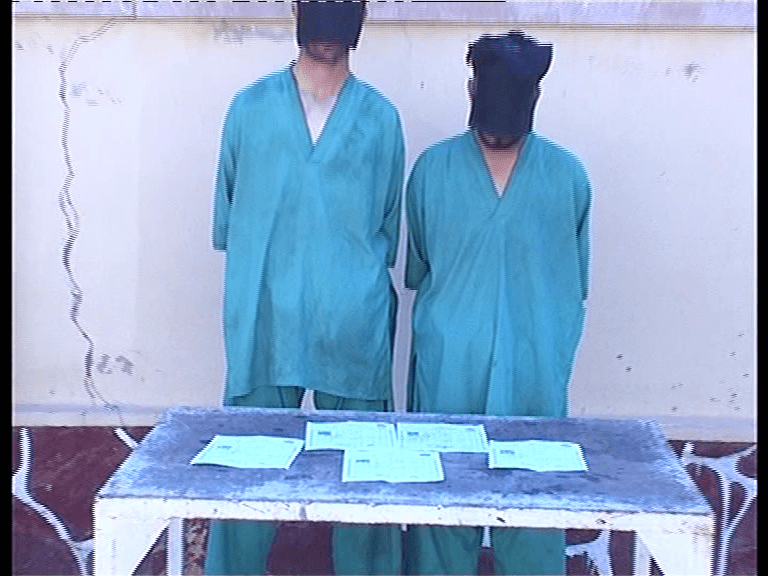 Intelligence officials detain 2 forgers in Kandahar