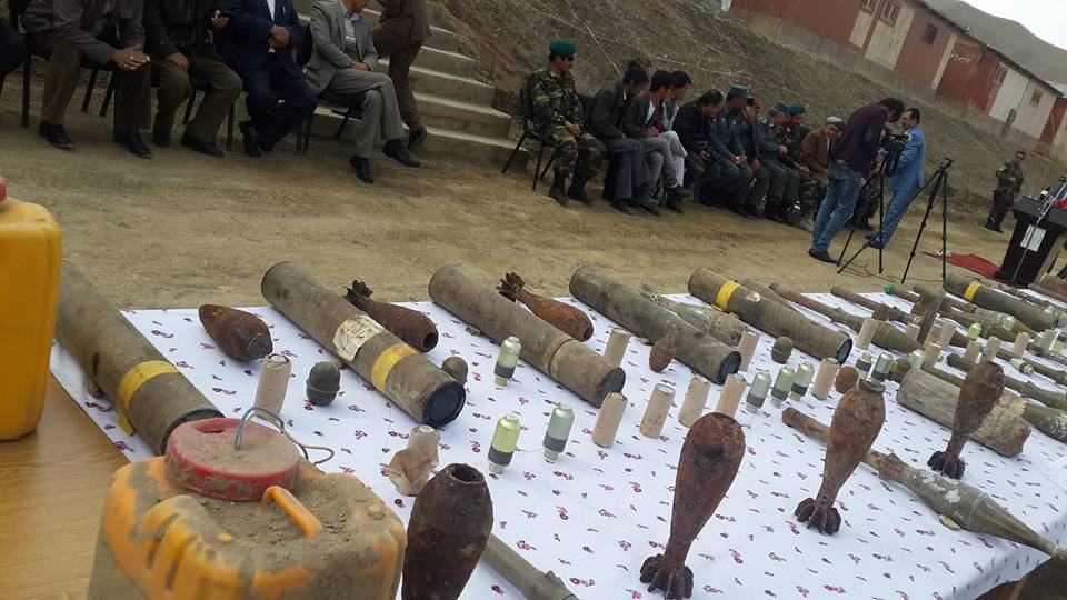 NDS operatives seize weapons catches in Bamyan