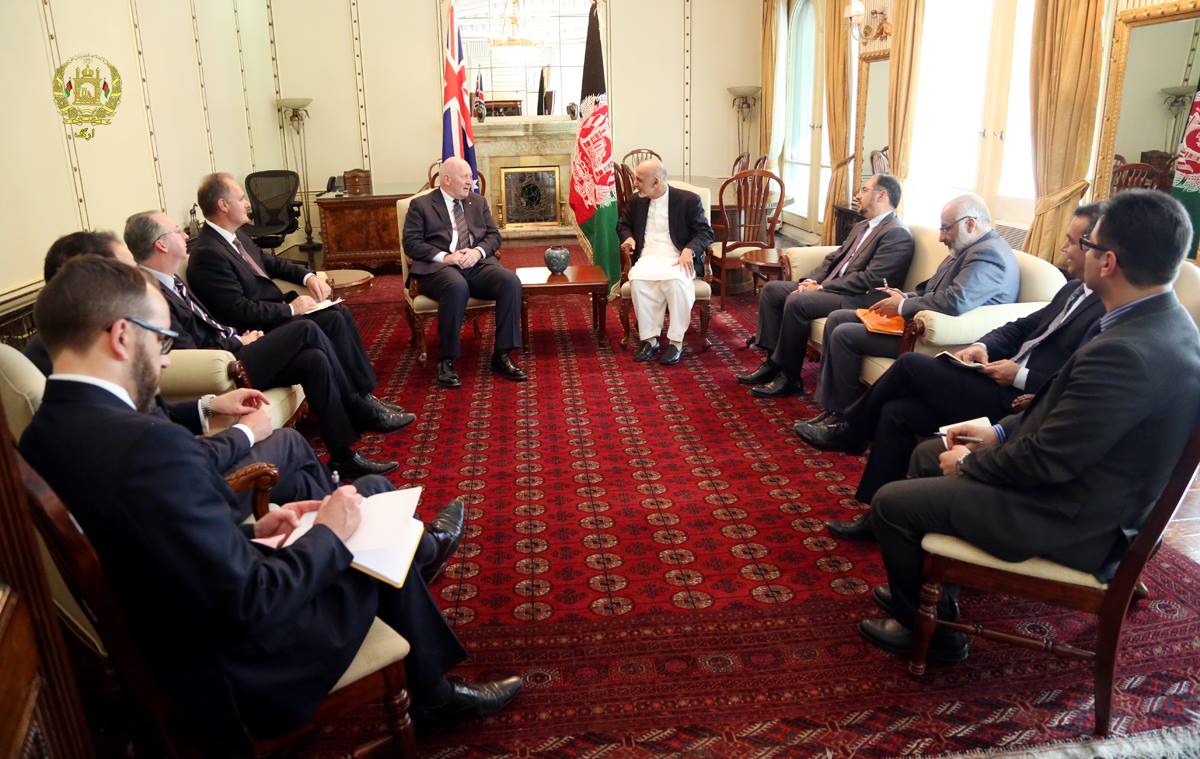 غنى با گورنرجنرال استراليا دیدار کرد، کابل