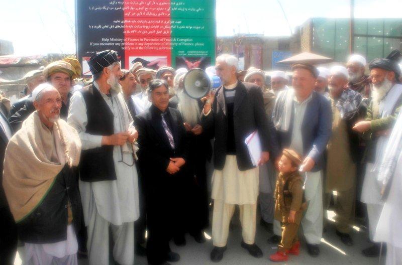Army pensioners protest for rights in Kabul