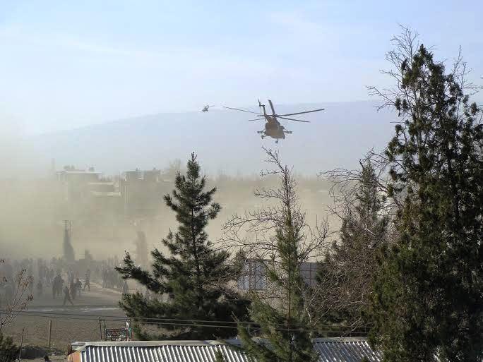 Takhar playgrounds converted into military helipads