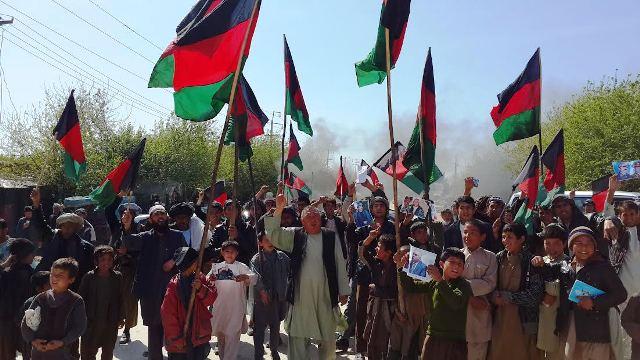 Faryab residents protest against district police chief
