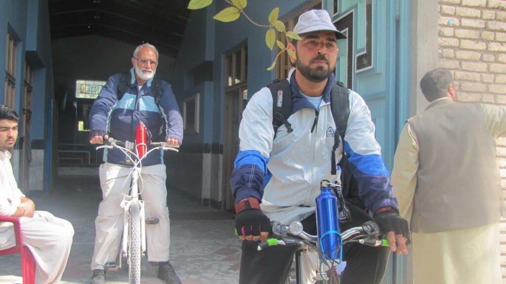 Herat cycling duo set off on peace journey to Kabul