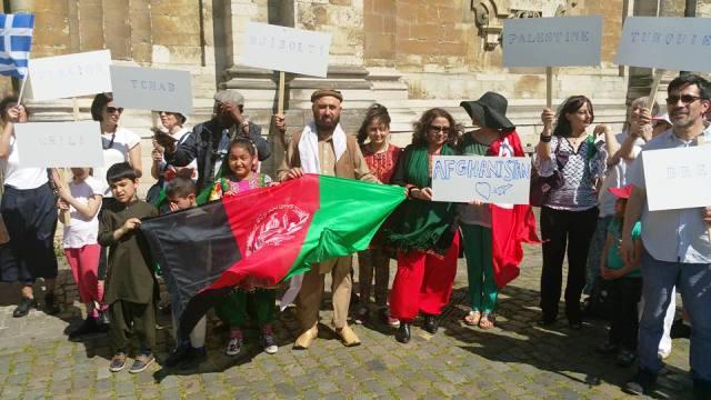 Afghans stage anti-war protest in Brussels