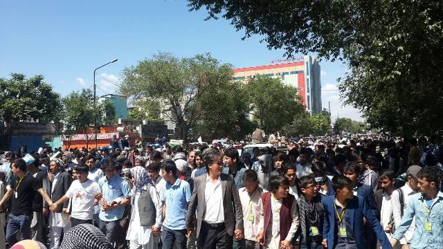 Hundreds rally in Kabul against TUTAP project route change