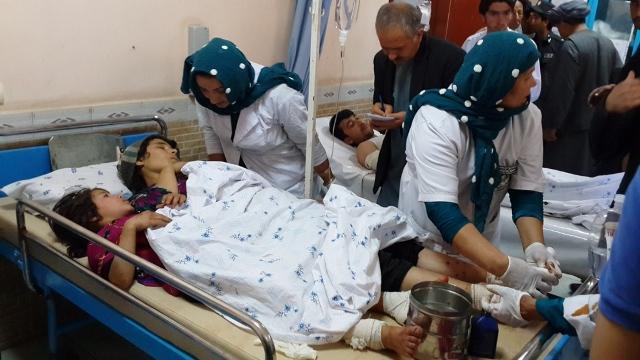 Children among 15 civilians injured in Maimana explosion