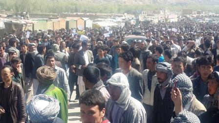 TUTAP project route change triggers angry protest in Bamyan