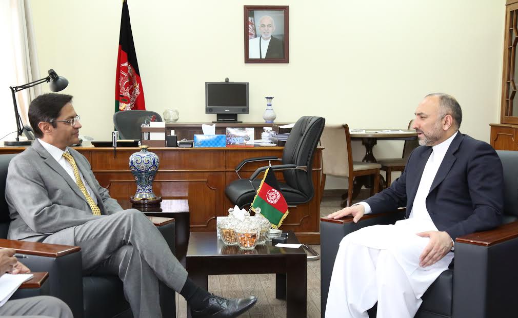 اتمر با سفیر هند، در کابل