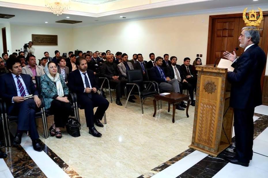 عبدالله با سخنگویان ولایات کشور ، کابل