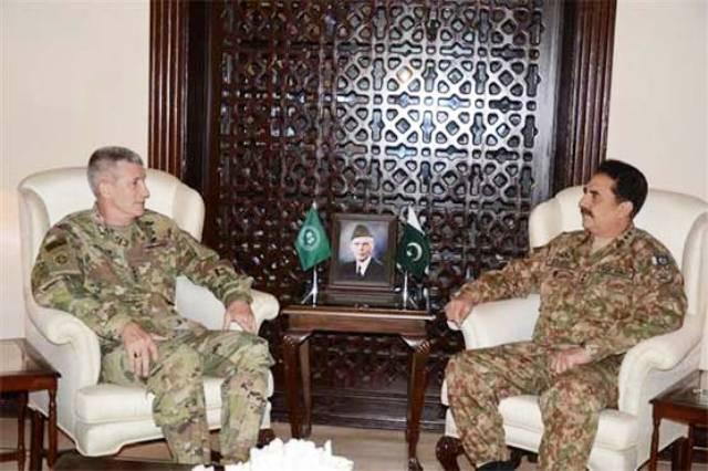 Nicholson, Sharif discuss Afghan-Pak border management